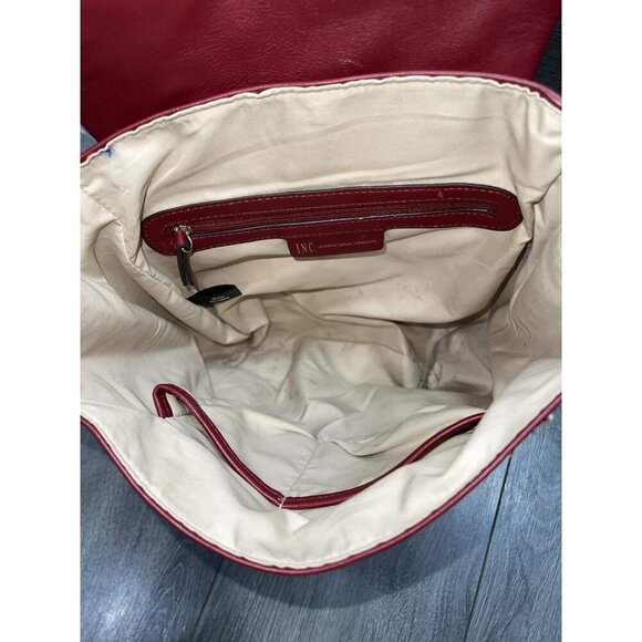 I.N.C. International Concepts Elliah Convertible Backpack Red Gold - Picture 11 of 12